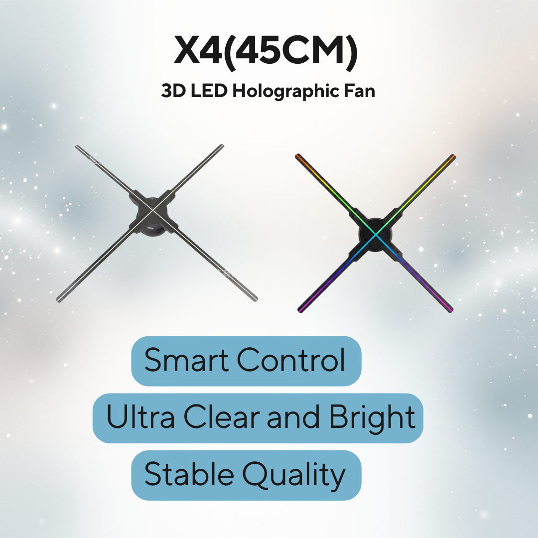 X4 - Next-Gen 3D Advertising Display for Business & Events My Store