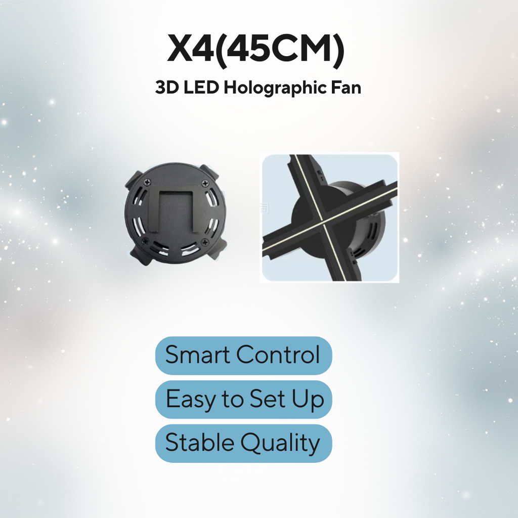 X4 - Next-Gen 3D Advertising Display for Business & Events My Store