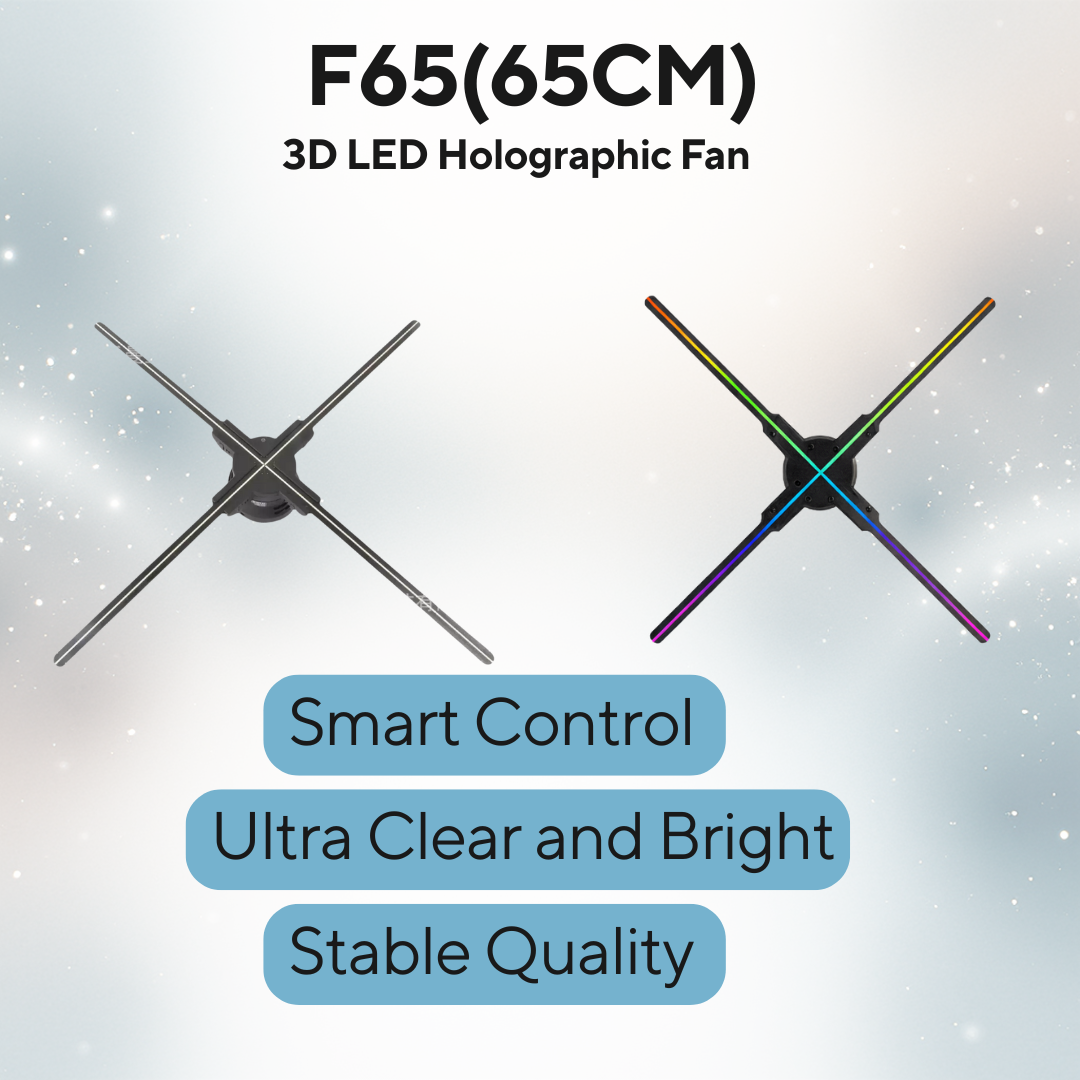 F-65 - Next-Gen 3D Advertising Display for Business & Events My Store