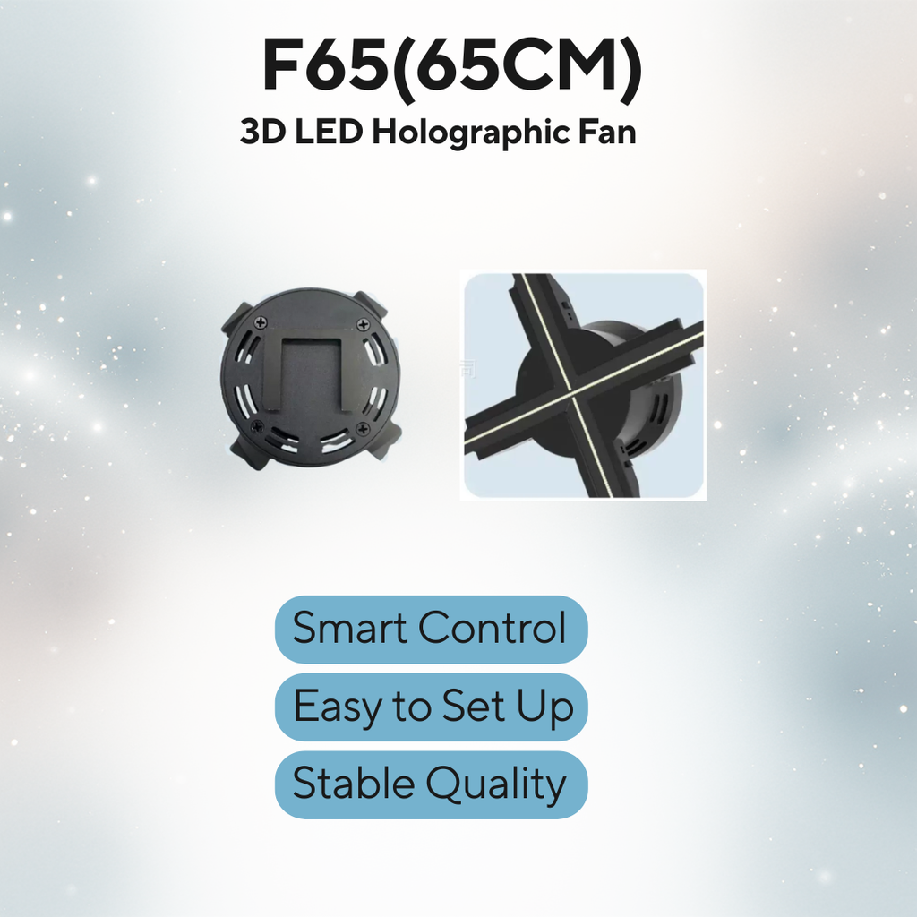 F-65 - Next-Gen 3D Advertising Display for Business & Events My Store