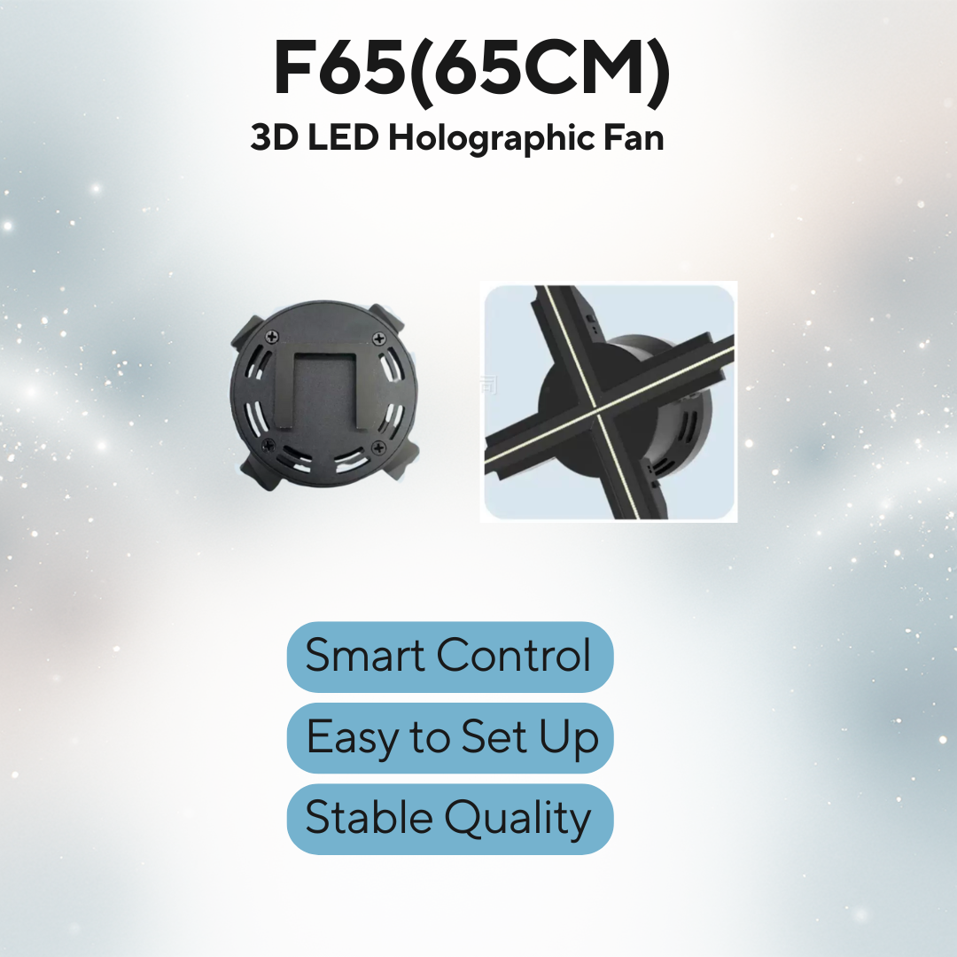 F-65 - Next-Gen 3D Advertising Display for Business & Events My Store