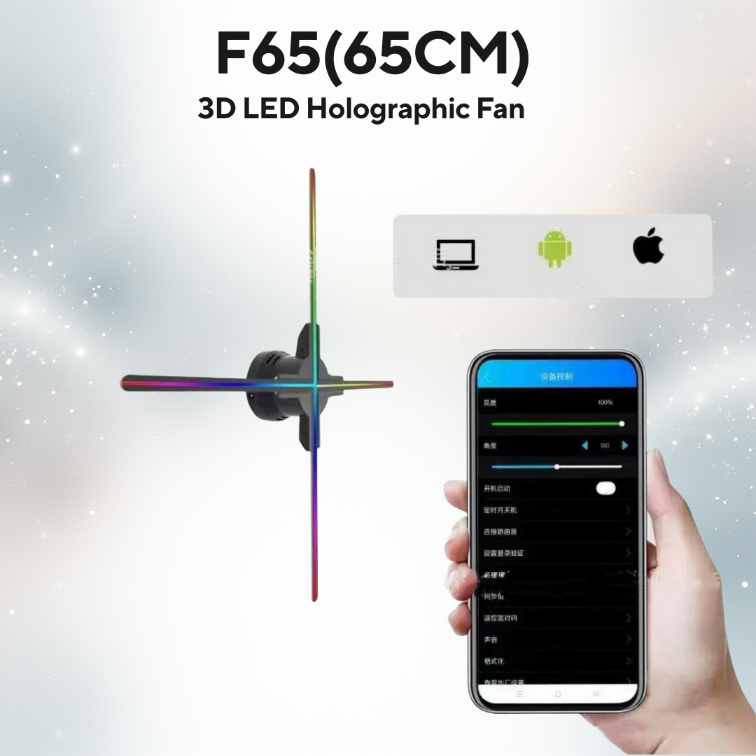 F-65 - Next-Gen 3D Advertising Display for Business & Events My Store